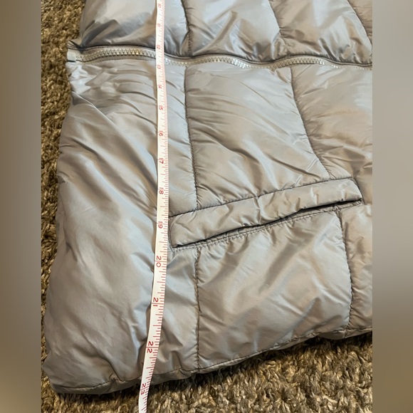 Old Navy Gray Fleece Lined Puffer Vest - Size Large - Picture 7 of 7